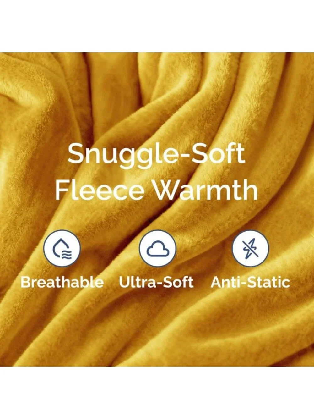 Cozy Ultra Soft Twin Fleece Blanket - Lightweight, Warm & Breathable for All